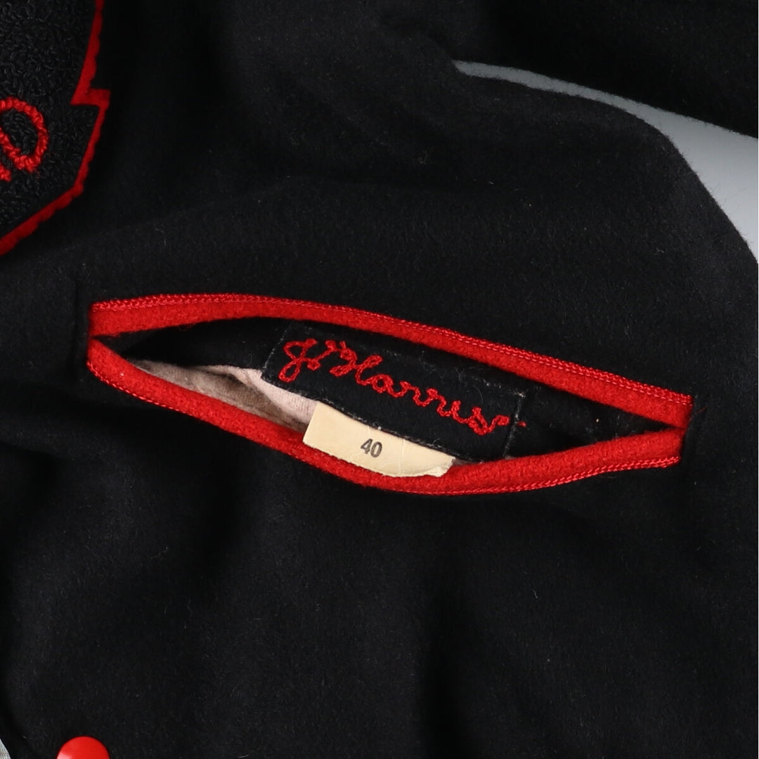 College Collared Stadium Jacket Award Jacket Varsity Jacket Men's L Size Vintage /eaa502618