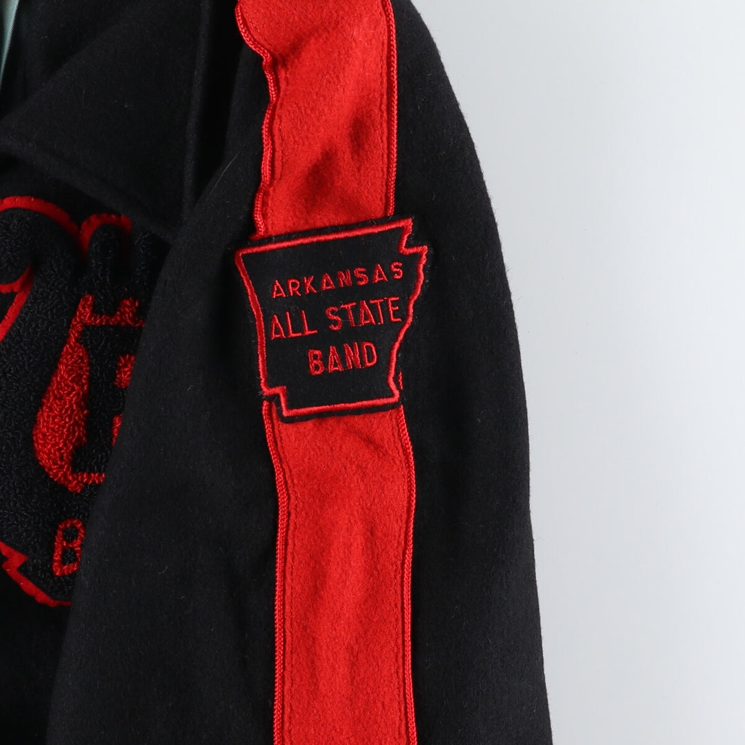 College Collared Stadium Jacket Award Jacket Varsity Jacket Men's L Size Vintage /eaa502618