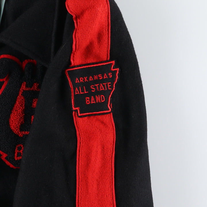 College Collared Stadium Jacket Award Jacket Varsity Jacket Men's L Size Vintage /eaa502618