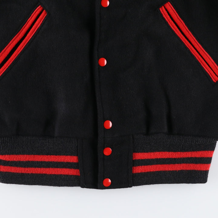 College Collared Stadium Jacket Award Jacket Varsity Jacket Men's L Size Vintage /eaa502618