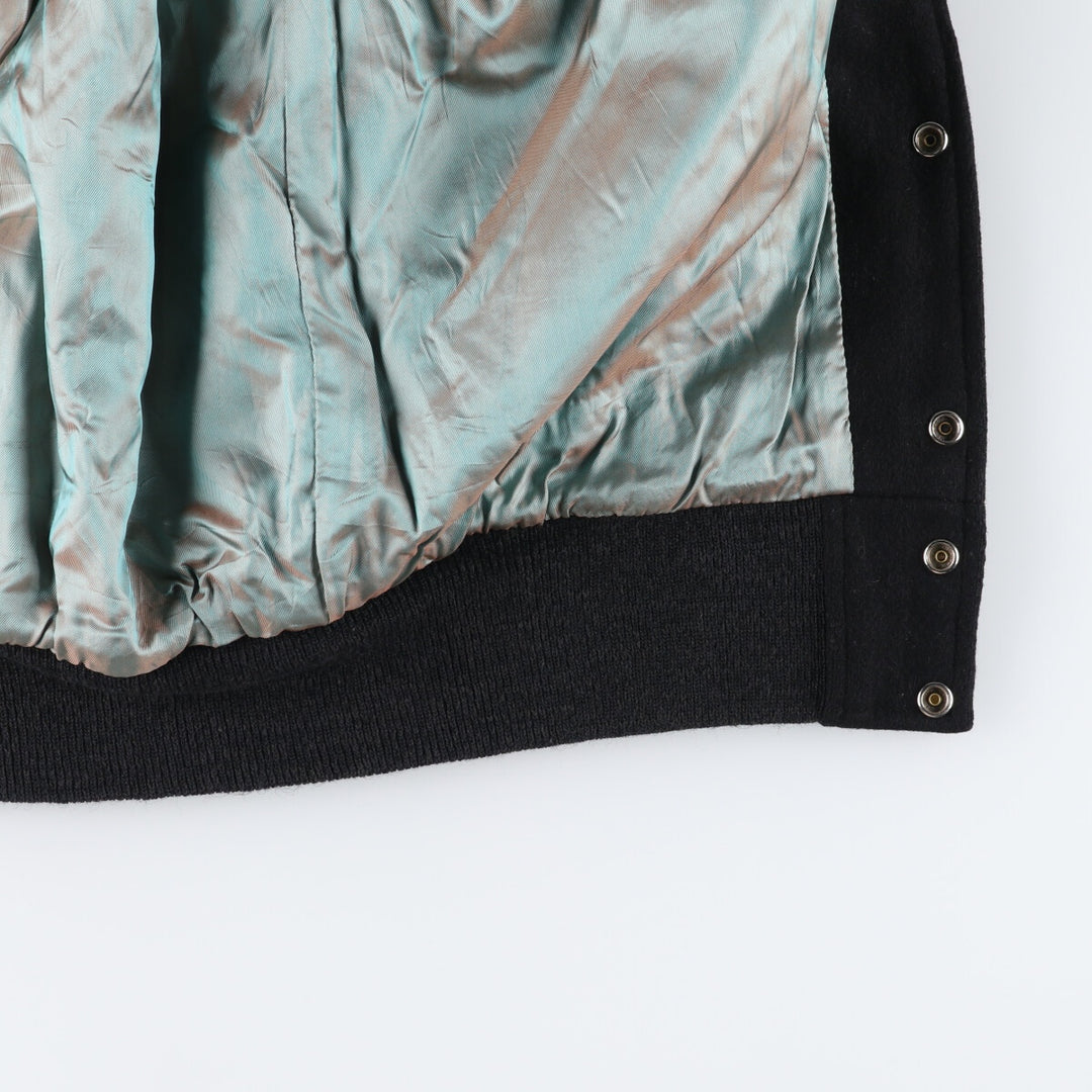 College Collared Stadium Jacket Award Jacket Varsity Jacket Men's L Size Vintage /eaa502618