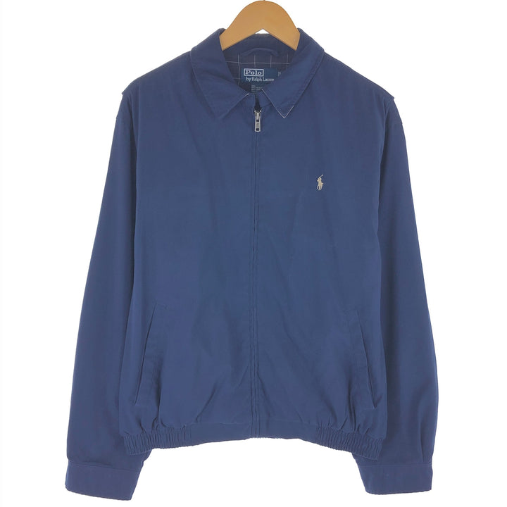 Ralph Lauren POLO by Ralph Lauren Swing Top Sports Jacket Men's M polyester navy blue type Vintage Second Hand