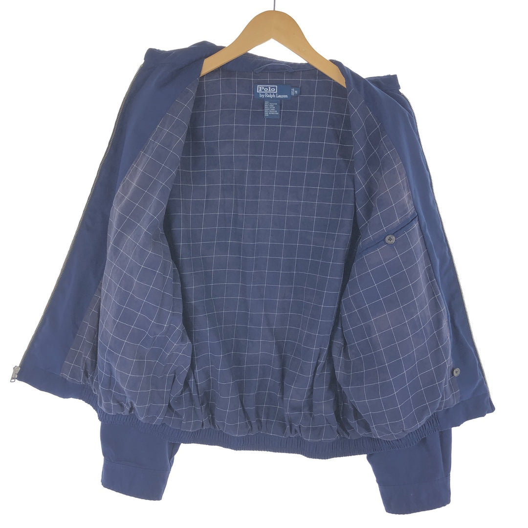 Ralph Lauren POLO by Ralph Lauren Swing Top Sports Jacket Men's M polyester navy blue type Vintage Second Hand