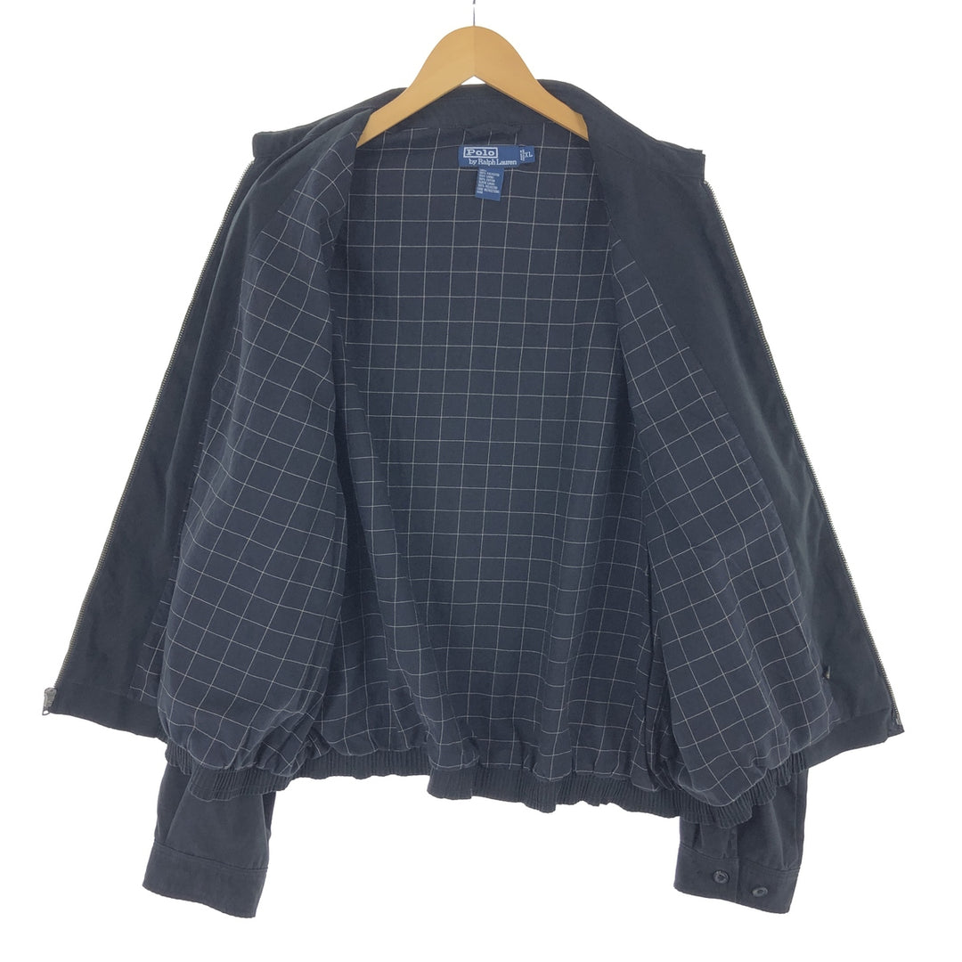 Ralph Lauren POLO by Ralph Lauren Swing Top Sports Jacket Men's XL polyester black type Vintage Second Hand