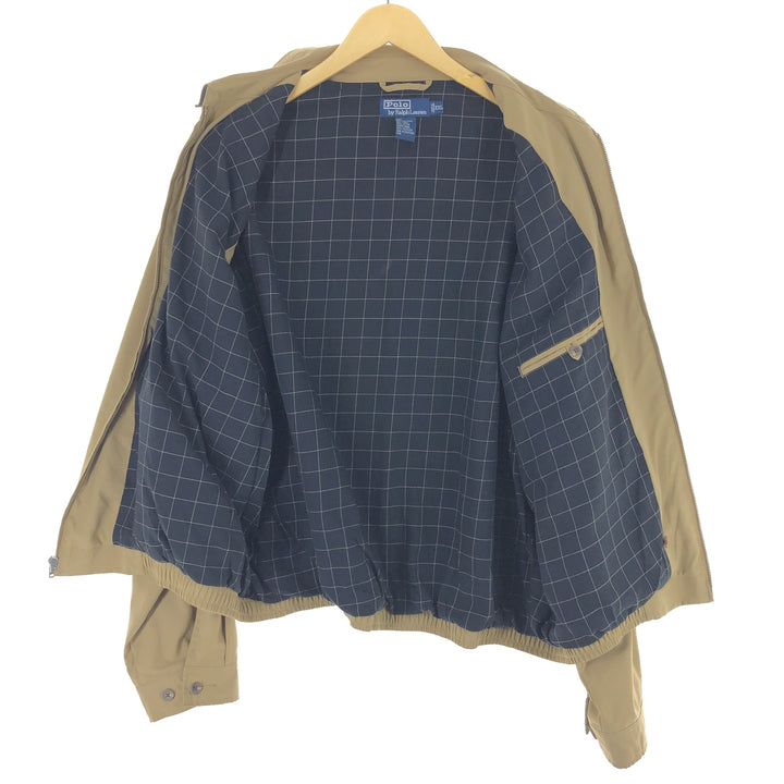 Ralph Lauren POLO by Ralph Lauren Swing Top Sports Jacket Men's XXL polyester Beige type Vintage Second Hand