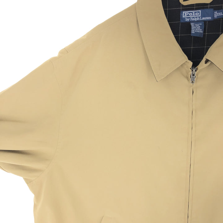 Ralph Lauren POLO by Ralph Lauren Swing Top Sports Jacket Men's XXL polyester Beige type Vintage Second Hand