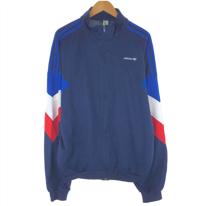 Vintage 80s-90'S adidas track jacket, men's XXL size / eaa502684