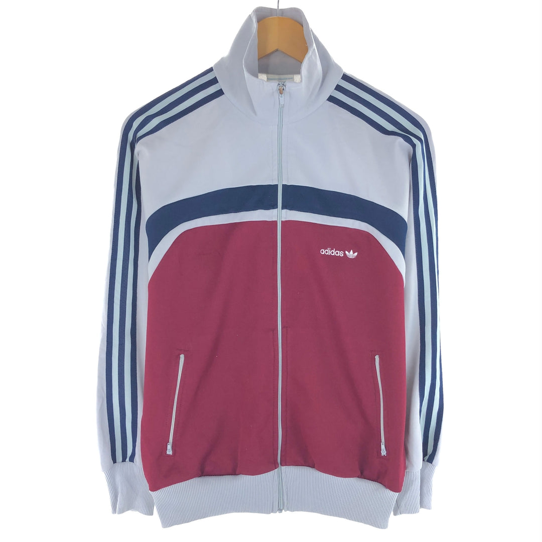 Vintage 70s-80'S Adidas track jacket, size M, men's unclear gray type Vintage Second Hand