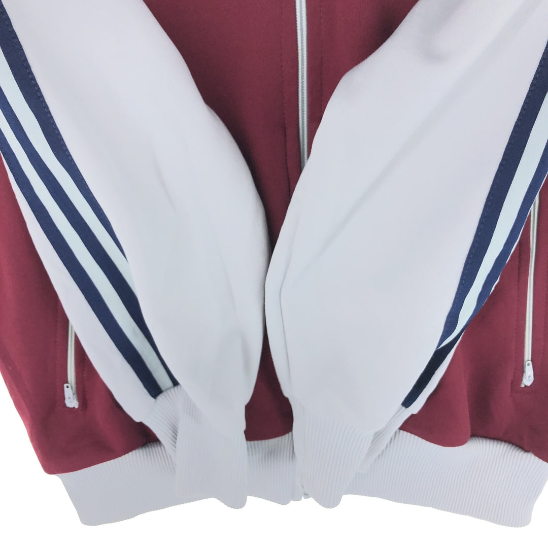 Vintage 70s-80'S Adidas track jacket, size M, men's unclear gray type Vintage Second Hand