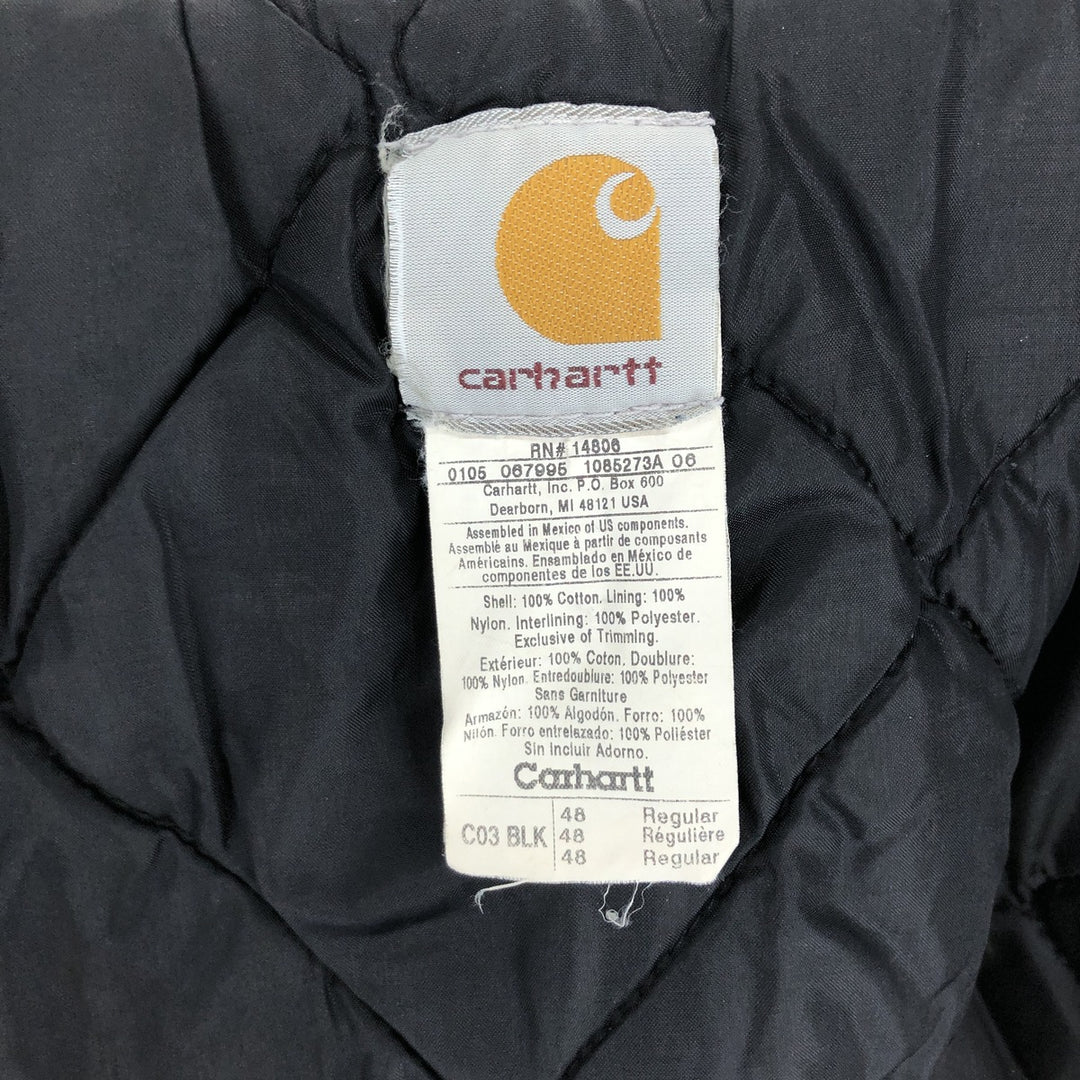 Carhartt Traditional Coat Duck Work Jacket Men's XXL / eaa502696