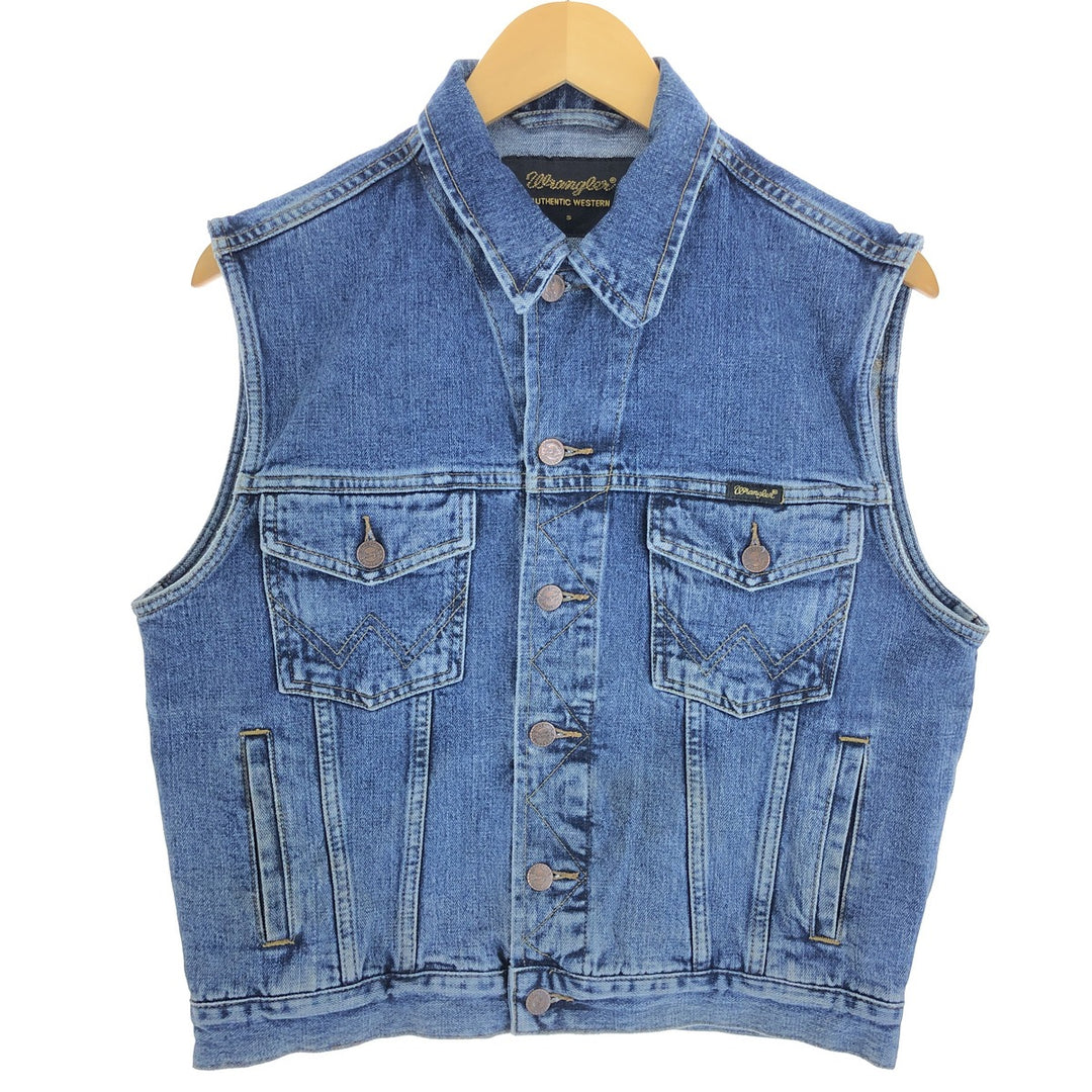 Wrangler Authentic Western Denim Vest, Men's Size S / eaa502699