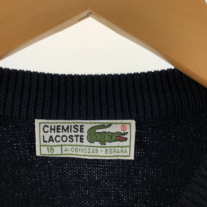 70'S Lacoste Wool x Acrylic Knit Sweater Size 18 Men's S Size Vintage /eaa502714