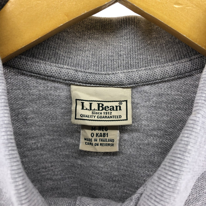 LLBean Long Sleeve Polo Shirt Men's M Size /eaa502719