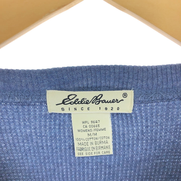 00'S Eddie Bauer Thermal Long T-shirt Waffle Women's M size / eaa502740