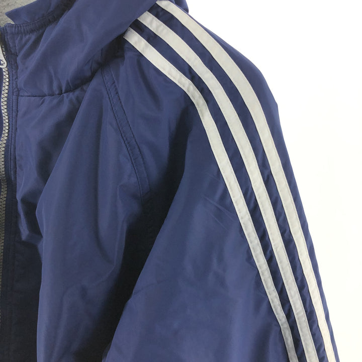 00'S adidas reversible padded hoodie puffer jacket men's size L / eaa502767