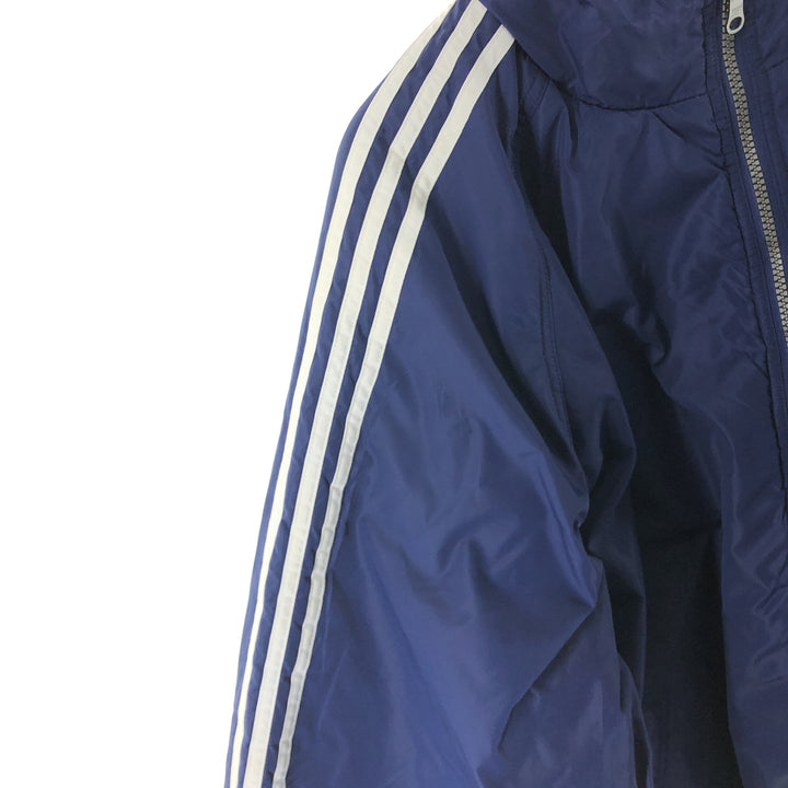 00'S adidas reversible padded hoodie puffer jacket men's size L / eaa502767