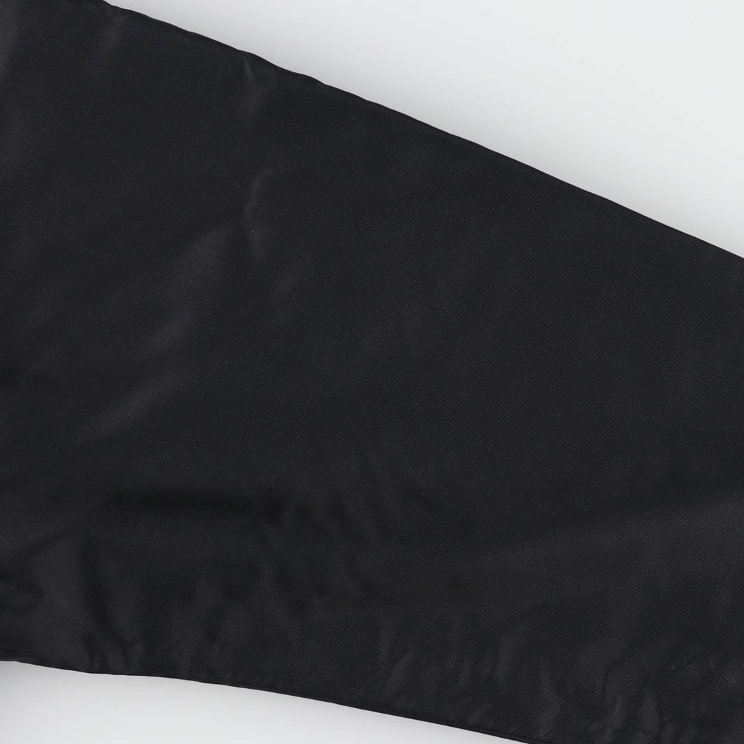 90'S Nike Back Logo Padded Puffer Jacket Men's Medium Vintage Nylon black type Vintage Second Hand