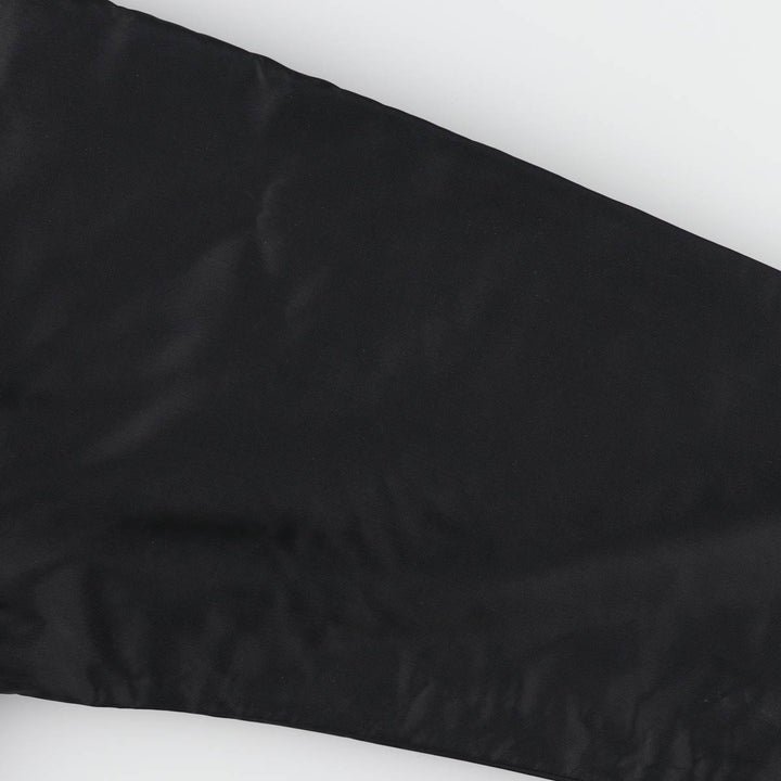 90'S Nike Back Logo Padded Puffer Jacket Men's Medium Vintage Nylon black type Vintage Second Hand