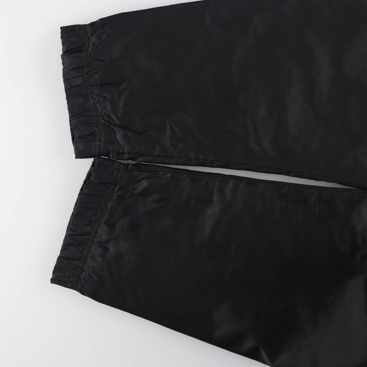 90'S Nike Back Logo Padded Puffer Jacket Men's Medium Vintage Nylon black type Vintage Second Hand