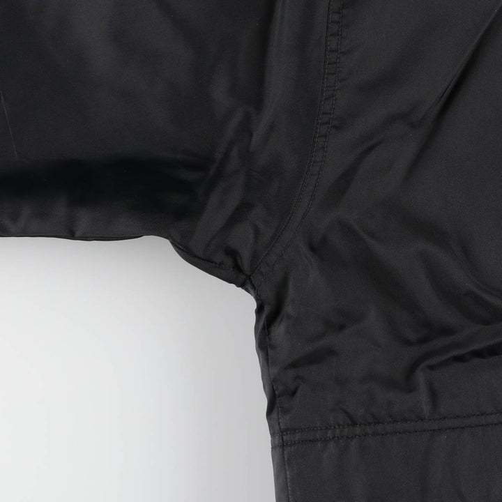 90'S Nike Back Logo Padded Puffer Jacket Men's Medium Vintage Nylon black type Vintage Second Hand