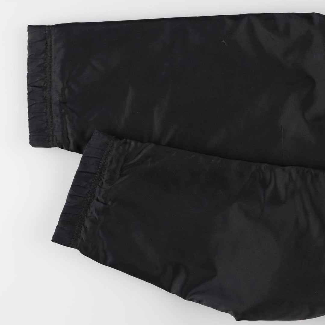 90'S Nike Back Logo Padded Puffer Jacket Men's Medium Vintage Nylon black type Vintage Second Hand