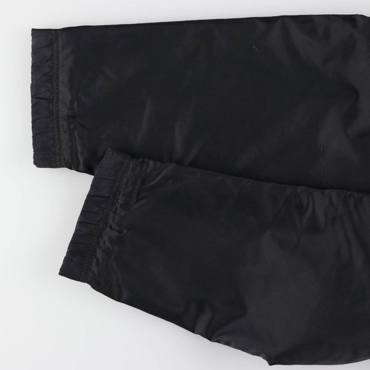 90'S Nike Back Logo Padded Puffer Jacket Men's Medium Vintage Nylon black type Vintage Second Hand