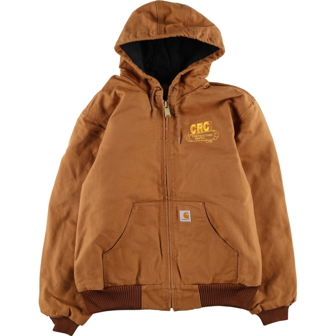 Carhartt Active Jacket Duck Full Zip Hoodie Men's M size / eaa502789