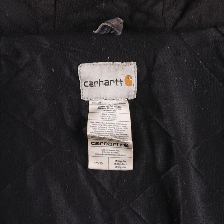 Carhartt Active Jacket Duck Full Zip Hoodie Men's M size / eaa502801