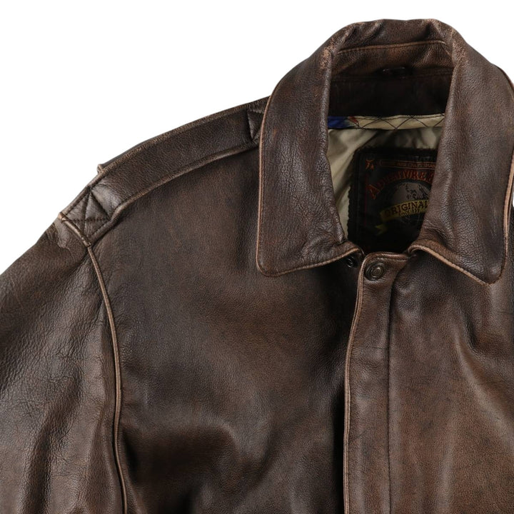 Wilsons WILOSONS A-2 Type Leather Flight Jacket Men's XL equivalent /eaa502835