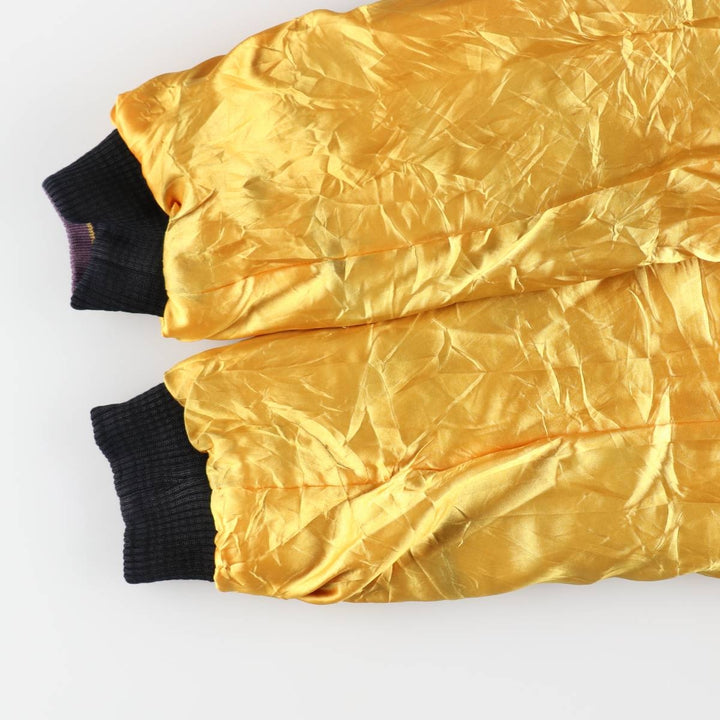 G-3 NFL MINNESOTA VIKINGS Minnesota Vikings All Leather Varsity Jacket Men's L size genuine leather black type Vintage Second Hand