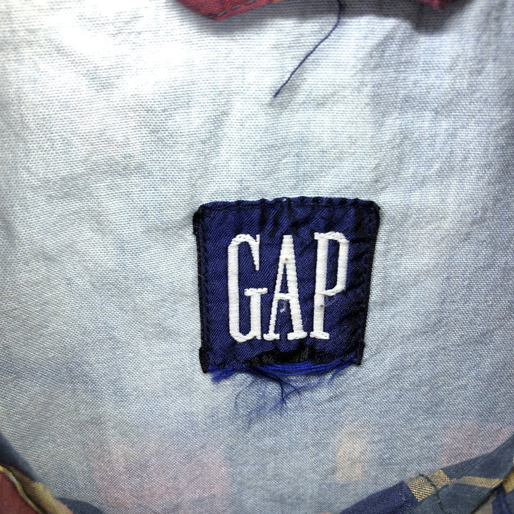 90'S GAP Old Gap Check Pattern Anorak Parka Men's XL Vintage /eaa502867