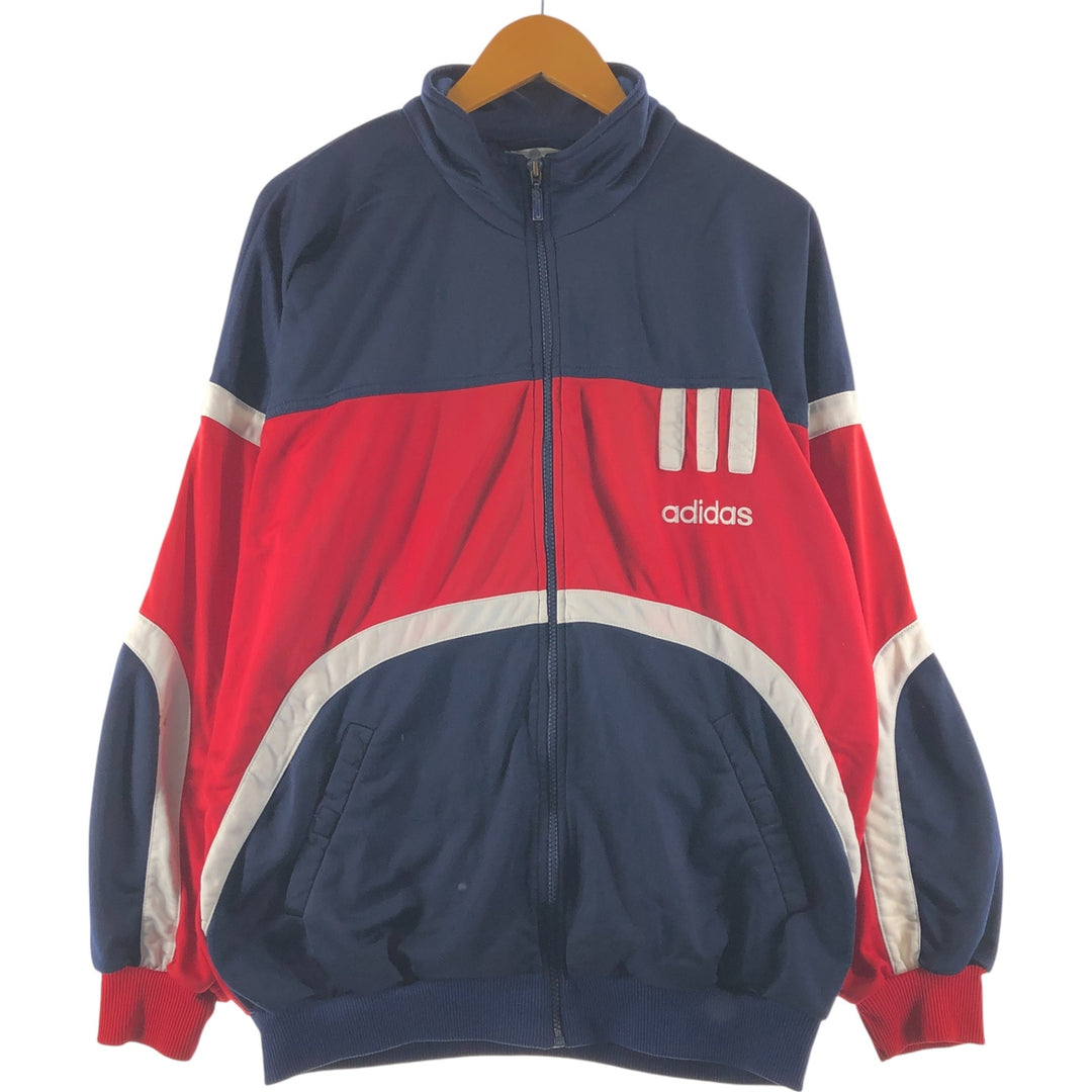 80'S Adidas Back Logo Jersey Track Jacket Men's L Size Vintage / eaa502873