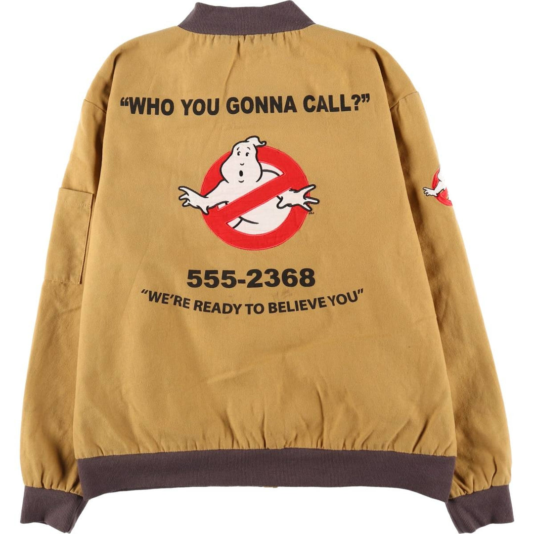 SPIRIT GHOSTBUSTERS Ghostbusters Movie Cotton Blouson Men's L size /eaa502923