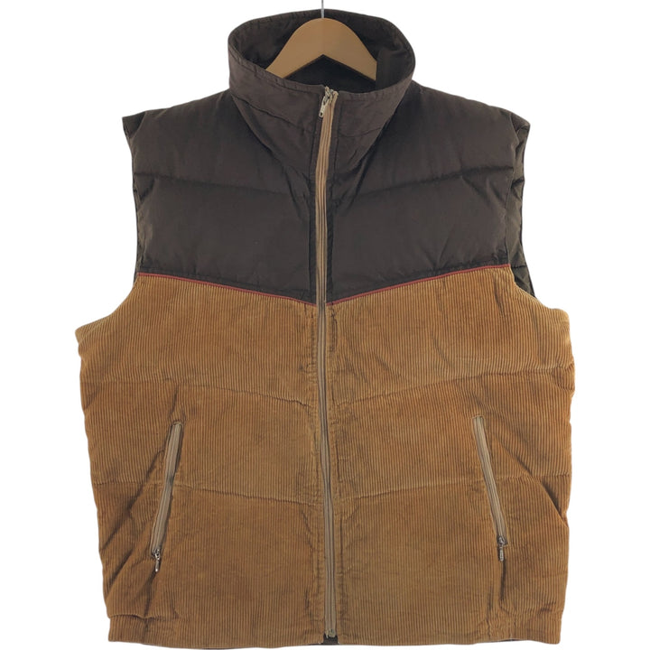 ~90'S Field and Stream Corduroy Down Vest Men's L Size Vintage /eaa502953