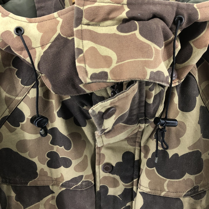 90'S Cabelas Padded Camouflage Pattern Duck Hunter Camo Fishing Jacket Men's L size / eaa502969