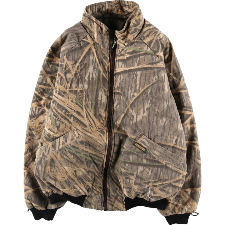 Remington Camouflage Pattern Real Tree Camo Reversible Padded Jacket Puffer Jacket Men's Size L /eaa502973