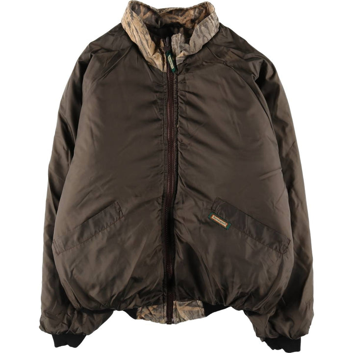 Remington Camouflage Pattern Real Tree Camo Reversible Padded Jacket Puffer Jacket Men's Size L /eaa502973