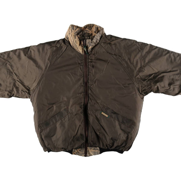 Remington Camouflage Pattern Real Tree Camo Reversible Padded Jacket Puffer Jacket Men's Size L /eaa502973