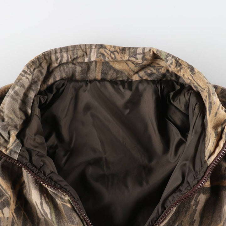 Remington Camouflage Pattern Real Tree Camo Reversible Padded Jacket Puffer Jacket Men's Size L /eaa502973