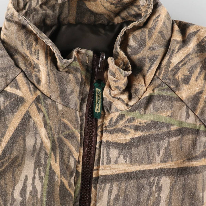 Remington Camouflage Pattern Real Tree Camo Reversible Padded Jacket Puffer Jacket Men's Size L /eaa502973