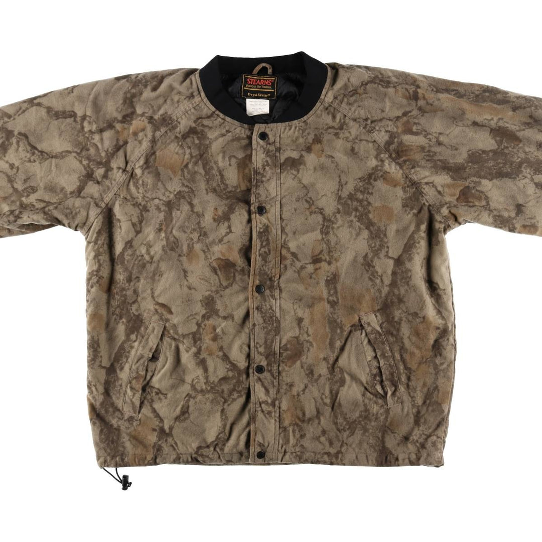 90'S STEARNS Camouflage Pattern Real Tree Camo Padded Blouson Men's L Size Vintage /eaa502974