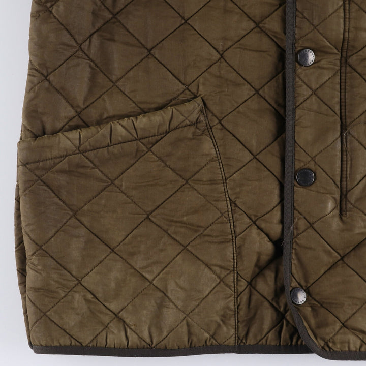 Barbour Duracotton Polar Quilt 3 Warrant Quilted Jacket Puffer Jacket Men's L size /eaa502990