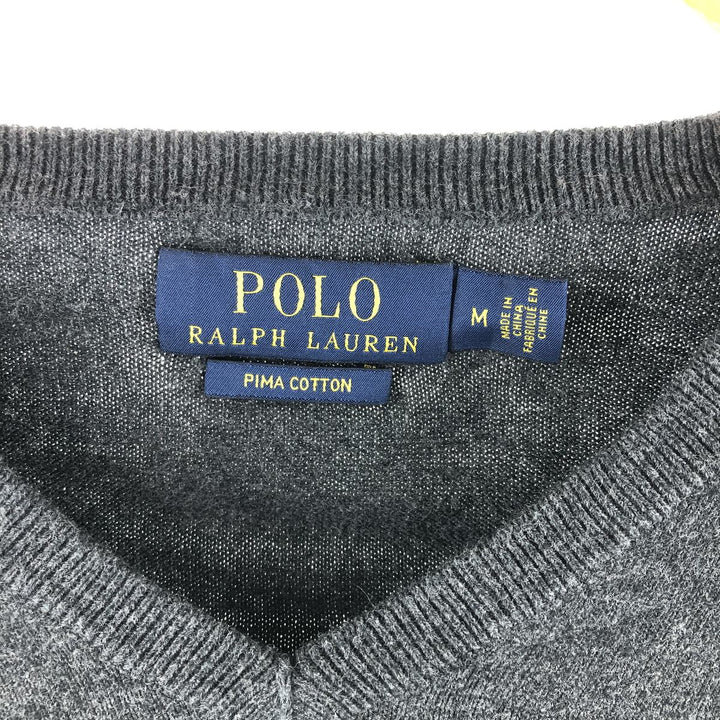 Ralph Lauren POLO RALPH LAUREN V-neck Pima cotton knit sweater Men's M size / eaa503014