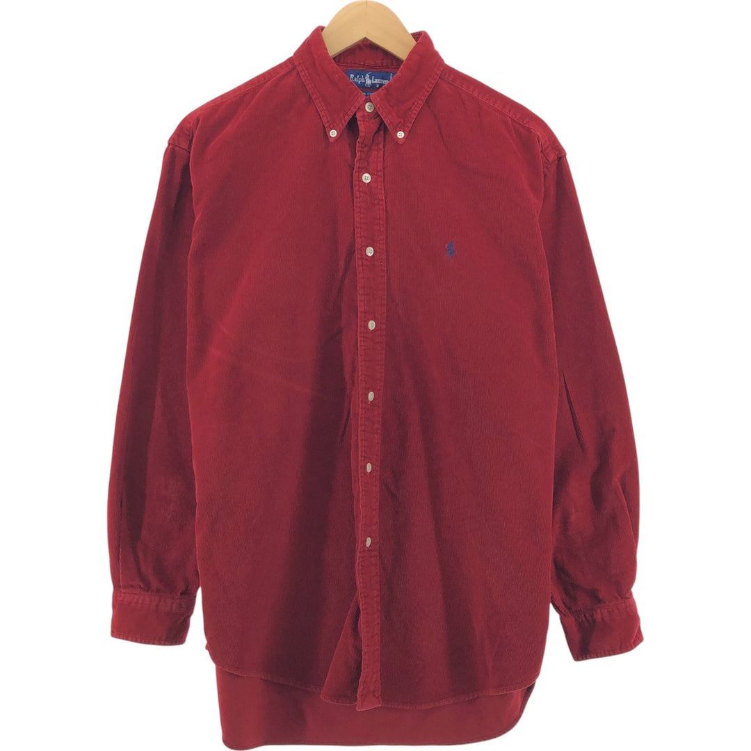 Ralph Lauren long sleeve button down corduroy shirt, men's size M / eaa503073