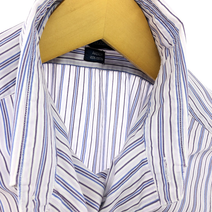 POLO by Ralph Lauren ANDREW Multi-stripe long sleeve cotton striped shirt, men's size L / eaa503076