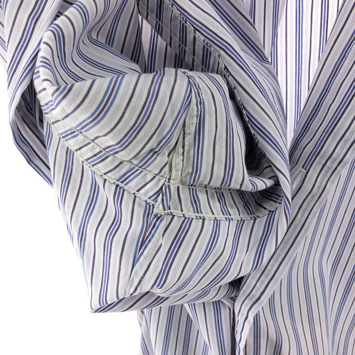 POLO by Ralph Lauren ANDREW Multi-stripe long sleeve cotton striped shirt, men's size L / eaa503076