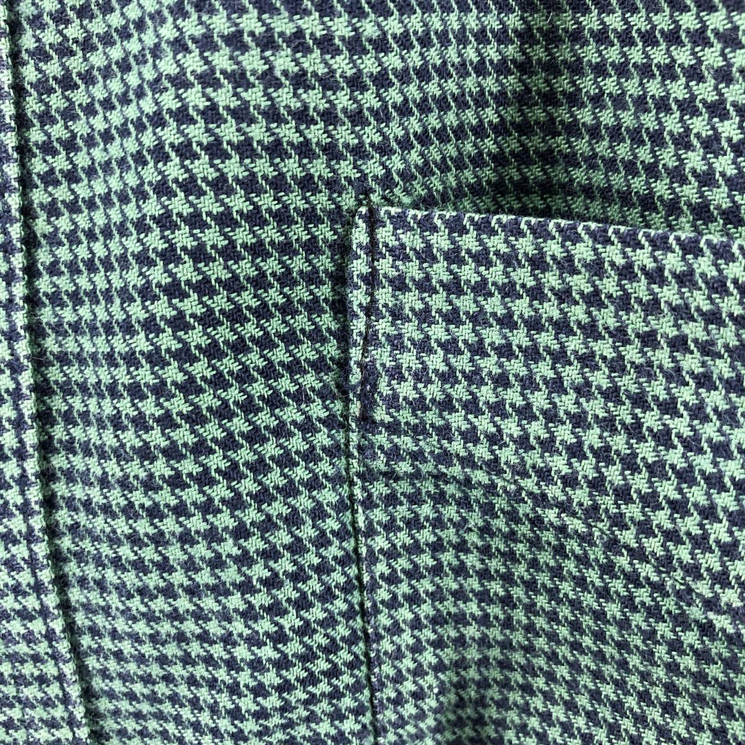 LLBean Houndstooth Pattern Long Sleeve Button-Down Shirt Men's XL /eaa503104