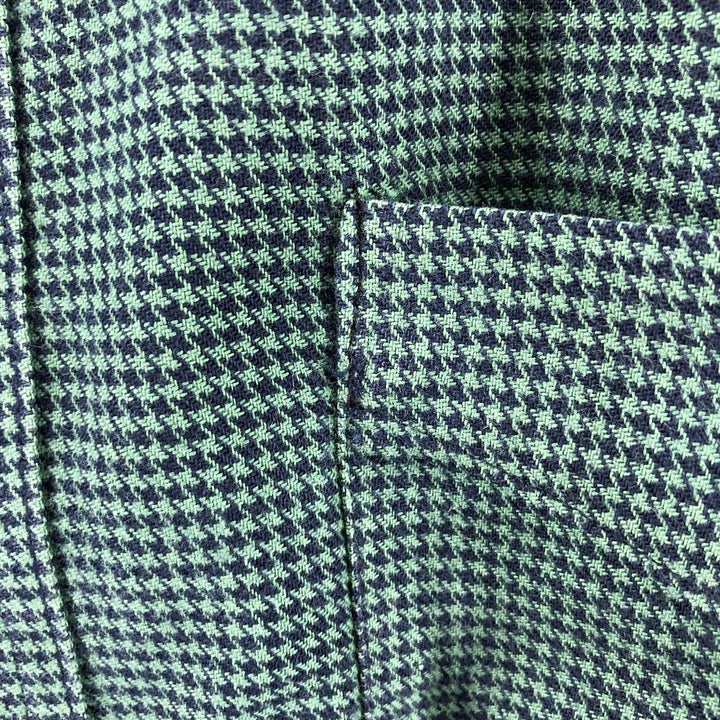 LLBean Houndstooth Pattern Long Sleeve Button-Down Shirt Men's XL /eaa503104