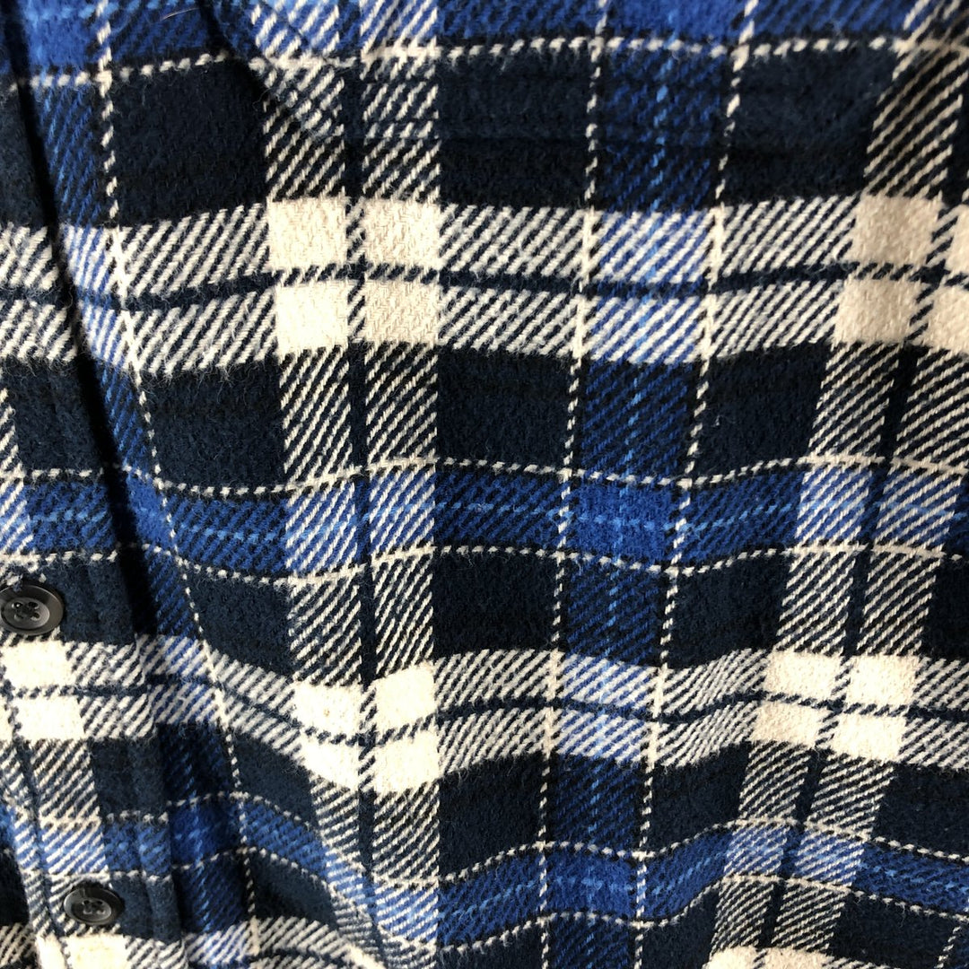 ORVIS Long Sleeve Heavy Flannel Check Shirt Men's Size L /eaa503130