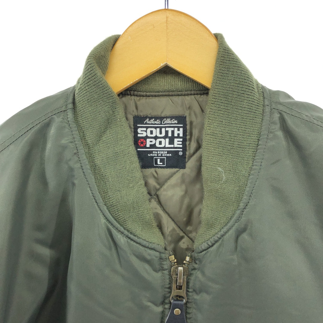 Civilian product 90s~00'S South Pole SOUTH POLE padded MA-1 military flight jacket men's size L /eaa503180